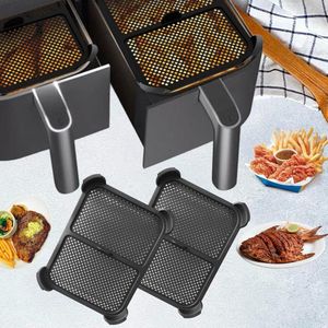 Herbruikbare siliconen heteluchtfriteuse spatbescherming vetspatbescherming 2 stuks voor Ninja AF400EU AF451EU DZ401