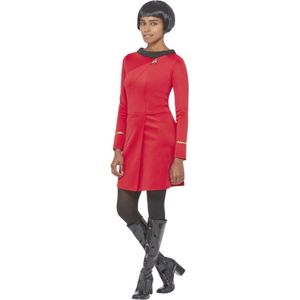 Smiffy's - Star Trek Kostuum - Star Trek Original Operations - Vrouw - Rood - Large - Carnavalskleding - Verkleedkleding