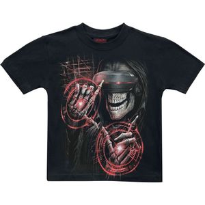 Spiral Kids - Cyber Death Jongens T-shirt - zwart - 176