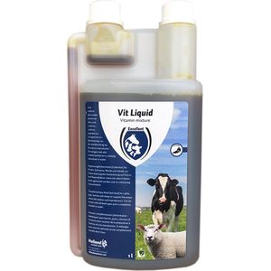 Excellent Vit Liquid Mulitvitamine - Ter ondersteuning van de voorbereiding op bronst en reproductie - Geschikt voor rundvee, varkens, paarden en schapen - 1 Liter