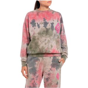 Replay W3586P.000.23512T1 Sweatshirt Forest / Pink - S - Dames