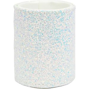 Make Up Pinsel Aufbewahrung - Kwasten Organizer - Houdt Kosmetische Brushes Geordend - 1 Stuk - Voor Dagelijks Gebruik En Reizen - Lichtgrijs