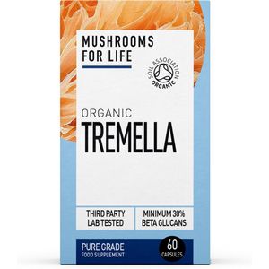 Mushrooms4Life - Tremella - Capsules - BIO - 60 Stuks