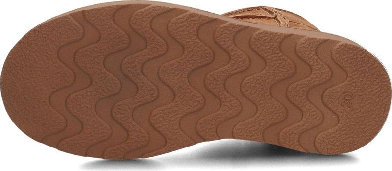Giga G4236 Laarzen - Leer - Meisjes - Cognac - Maat 27