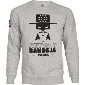 PADELbySY - ANTONIO BANDEJA - UNISEX SWEATER - LT. GREY - SIZE M