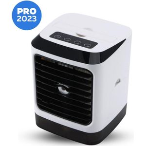 Mini Aircooler Met Afstandsbediening - Mini Airco - Luchtkoeler - Airconditioning - Mini Air Cooler met Water Tafel Ventilator - Luchtbevochtiger - Mobiele Airco