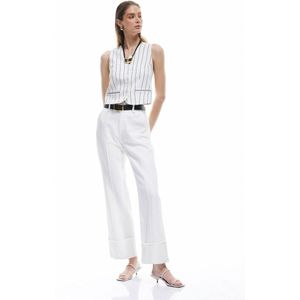 V-kraag Met knoppen Anzugweste