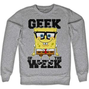 SpongeBob SquarePants - Geek Of The Week Sweater/trui - XXL - Grijs