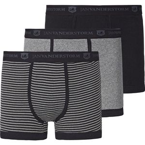Jan Vanderstorm - Set Van 3 Retroslips - Grijs - Herenondergoed