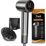 Ted Hilley - PRO-ION-451 - Föhn - Zwart - Met Diffuser - Geluidsarm