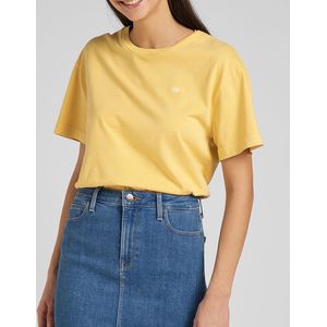 Lee L43UUYUH Plain Crew Neck Tee Golden Beam