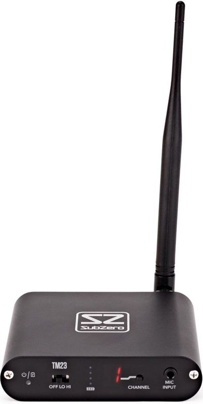 SubZero UHF 3-kanaals stille discozender