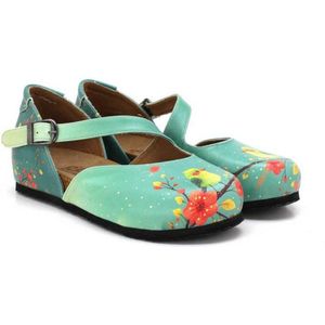 GOBY Mary Jane – Dames Schoenen – Mint Vogel & Bloem Design – 40