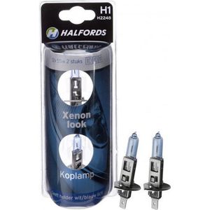 Halfords Autolampen H1 Xenon Look