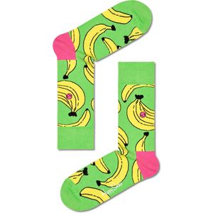 Happy Socks Dames Sokken Met Print Banaan Groen - Maat 36-40