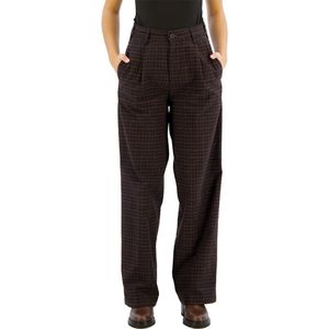 Dockers - Original Pleated High Wide - Broek - Zwart - 100% Katoenen Canvas