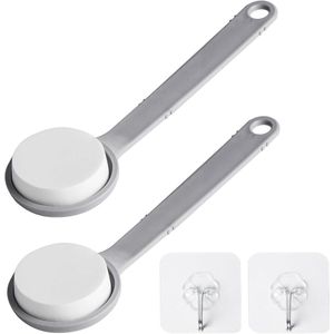 Lotion Applicator voor Rug Badborstel met Lange Handgreep voor Douche 2 Stks 115""Rugcrème Applicator Lotion Applicator voor je Rug met HandgreepRug ScrubberShower Body Wash Borstel