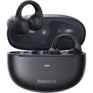 Baseus Bowie MC1 | Open-Ear Oordopjes | Sport Oordopjes | Geschikt voor Hardlopen, Wielrennen, Reizen, etc | Waterdicht IP57 | Draadloze Oortjes | Zwart