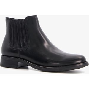 Hush Puppies leren dames chelsea boots zwart - Maat 42