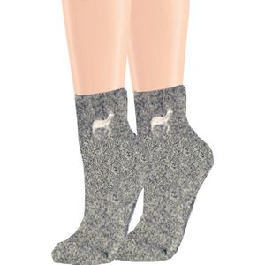 Topsocks bedsokken kleur: grijsbeige maat: 36-41