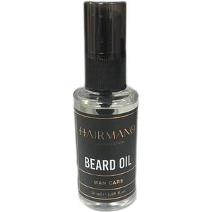 Hairmano Baard- en Snorolie 50ml | Hydraterende Baardolie tegen Jeuk, Droge Huid en Irritatie | Glans Zonder Vetgevoel