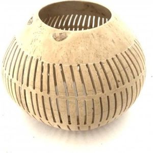 Waxinehouder kokosnoot