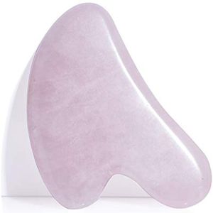 Gua Sha Massage Tool - Rozenkwarts Scraper voor Anti-Aging