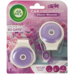 Air Wick Auto luchtverfrisser 2x9gr Flower Blossom