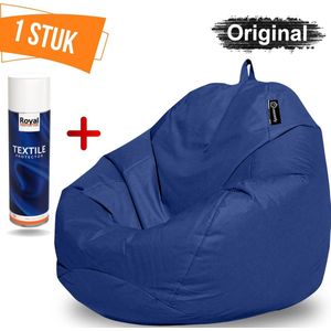 Casacomfy Zitzak+Royal Textile Protecor Spray Zitzak Stoel Volwassenen & Kinderen - Pear Original - Blauw