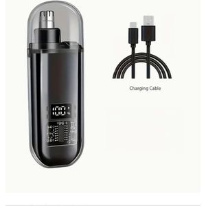 Neushaartrimmer - Oorhaartrimmer - Wenkbrauw Oplaadbaar-USB - Mannen - Vrouwen - Roestvrijstalen Kop - Stille Motor - Gebruiksvriendelijk