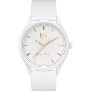 Ice Watch ICE solar power - White gold 018474 Horloge - Siliconen - Wit - Ã˜ 36 mm