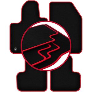 CARLUX-RED automatten voor: Fiat 500X II crossover (2018-)