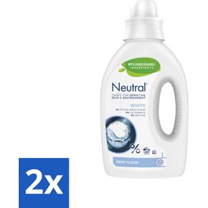 Neutral - Vloeibaar Wasmiddel - Wit - 1 liter - 20 Wasbeurten - Parfumvrij - Hypoallergeen