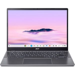 Acer Chromebook Plus 514 CBE594-2LT-TCO-351J Intel Core 3 100U 35,6 cm (14"") Touchscreen WUXGA 8 GB LPDDR5-SDRAM 256 GB SSD Wi-Fi 7 (802.11be) ChromeOS US International Grijs