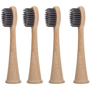 Bamboe Opzetborstels geschikt voor Philips Sonicare - Milieuvriendelijke verpakking - 4 stuks