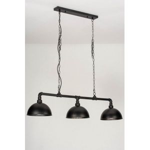 Lumidora Hanglamp 73225 - 3 Lichts - E27 - Zwart - Brons - Roest-bruin-brons - Metaal