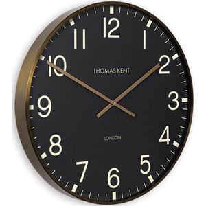 Wandklok Rond Zwart/Goud Clocksmith M 40cm - Eliassen