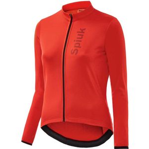 Spiuk Anatomic Lange Mouwen Fietsshirt Rood L Vrouw