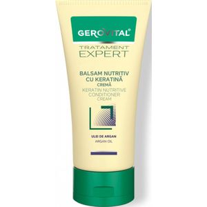 Gerovital - Voedende conditioner met keratinecrème - Arganolie - Bedoeld voor beschadigd en droog haar - 150ml