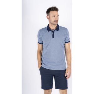Pre End - Poloshirt Dawford blue print 100466 KM - maatL