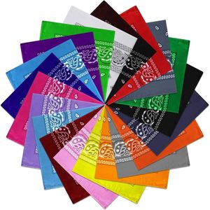 20 stks Diverse Paisley Bandanas Unisex Nieuwigheid Print Hoofd Wrap Sjaal Polsband voor Vrouwen en Mannen - Verschillende kleuren One Size