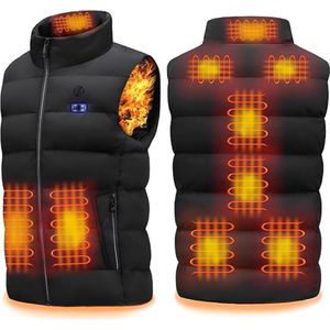 Equivera verwarmde trui Verwarmd vest voor dames en heren - verwarmde jas - koudebescherming - verwarmd thermisch wintervest - anorak - wasbaar