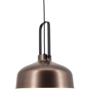 Artdelight - Hanglamp Mendoza - Bruin / Zwart - E27 - IP20 - Dimbaar