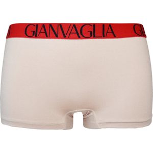 Dames boxershorts 3 pack Gianvaglia effen beige XXL