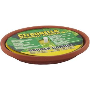 Basic Citronellakaars In Terracotta Schaal 14.5 Cm