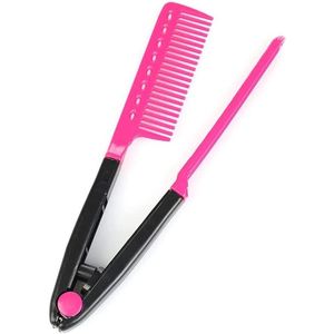 V Shape Haarstijl Kam - Haar Straightening Kam - Kam voor Klitvrij Haar - Styling Kam voor Thuis en Salon Gebruik