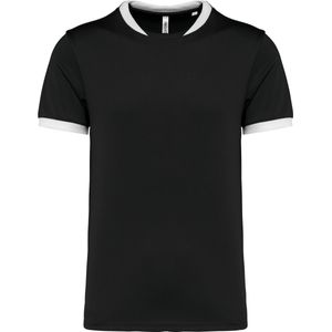 PROACT® Rugbyshirt met korte mouwen uniseks PA4027 - Black - XL