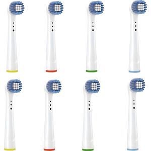 8x Tandenborstel opzetstukjes geschikt voor Oral B - Vervanging Precision Clean EB20