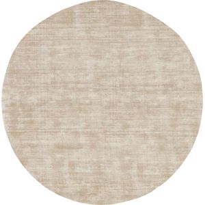 MUST Living Carpet La Belle round medium,Ø200 cm, beige, 100% viscose