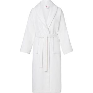 Badjas - Wafelpiqué - Katoen - Blauw